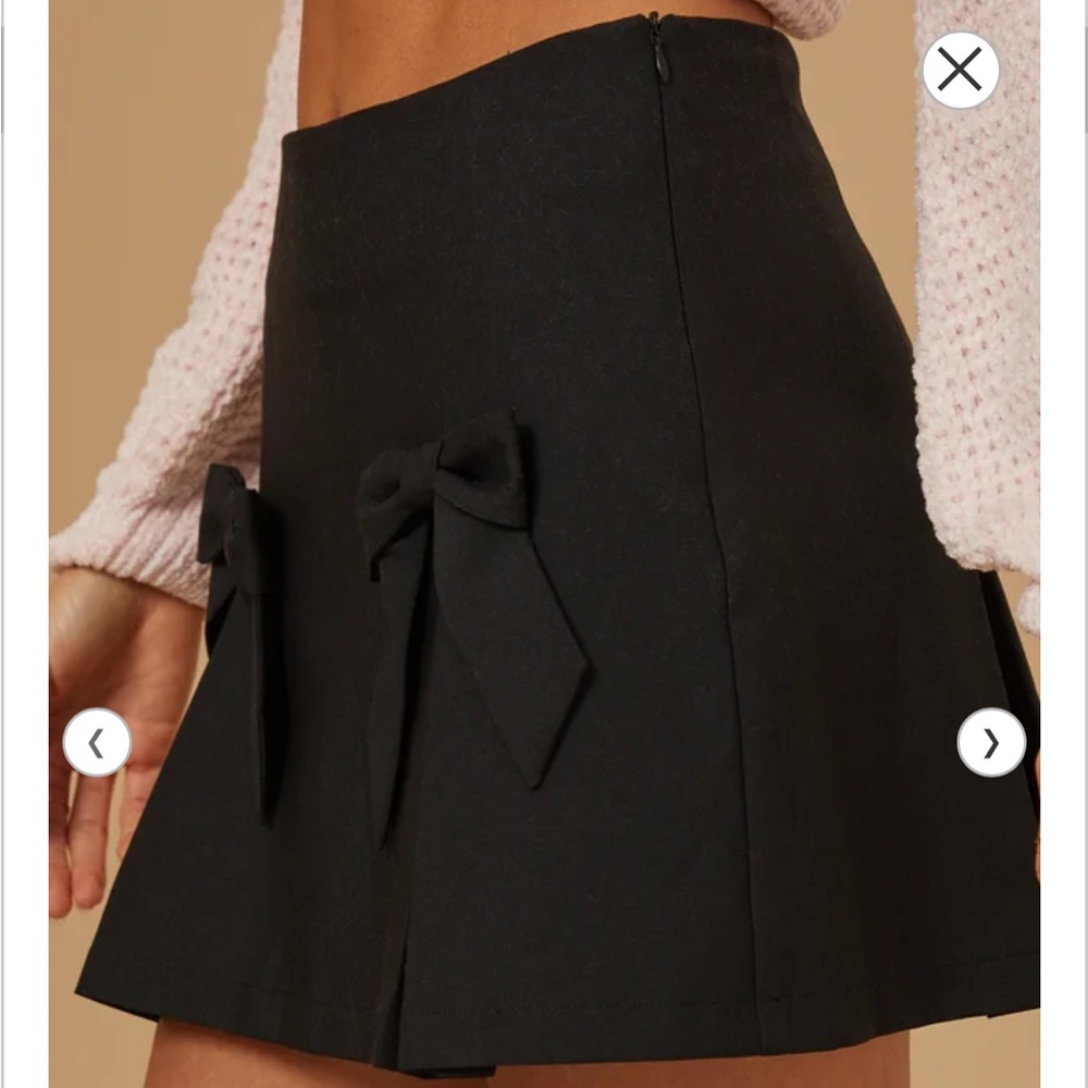 Florence Bow Mini Skort - Picture 3 of 6